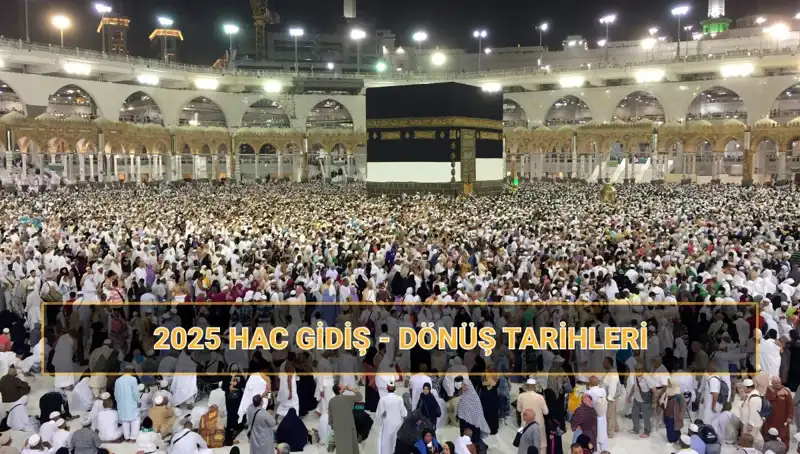 Hac 2025 Takvimi Açıklandı: Gidiş ve Dönüş Tarihleri, Fiyatlar Nedir?