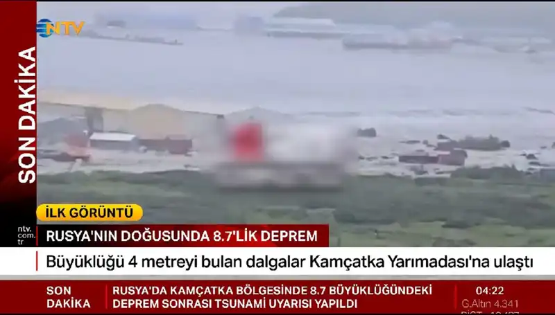 Kamçatka Kıyılarında İlk Tsunami Dalgaları Belirldi: Neler Oluyor?