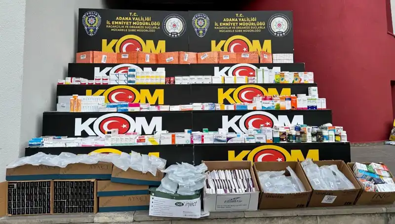 Adana'da Yasa Dışı İlaç Operasyonu: Sağlık Özgürlüğü İçin Sıfır Tolerans