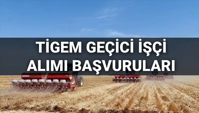 TİGEM 2025 Geçici İşçi Alımı: Başvuru Şartları ve Süreci