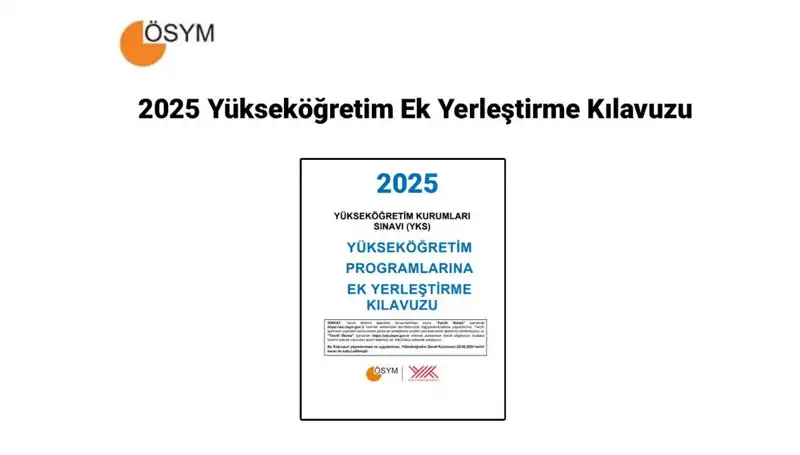 2025 Yükseköğretim Ek Yerleştirme Kılavuzu: Tüm Detaylar ve Tarihler