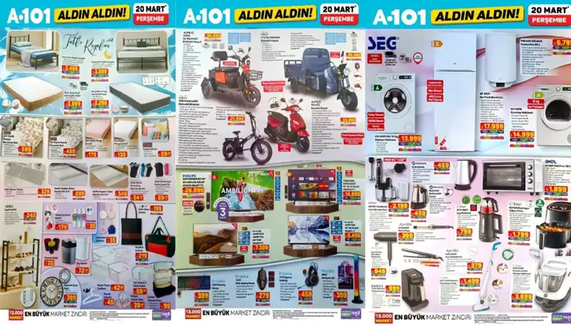 A101 Aktüel Kataloğu ile Yeni Ürünler Kapınızı Çalıyor!