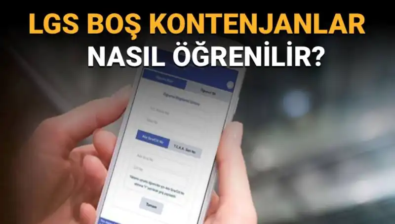 LGS Boş Kontenjanlar ve Taban Puanları: Nasıl Öğrenilir?